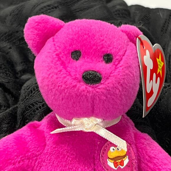 TY Vintage Beanie Babies Burger the Bear McDonald's Teenie Beanie Babies 2004 - Picture 2 of 15